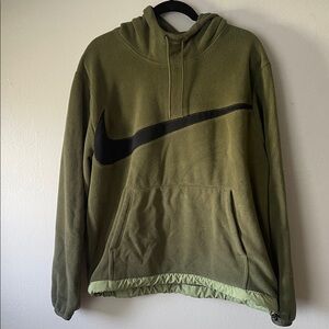 Nike Green Pullover with Black Logo